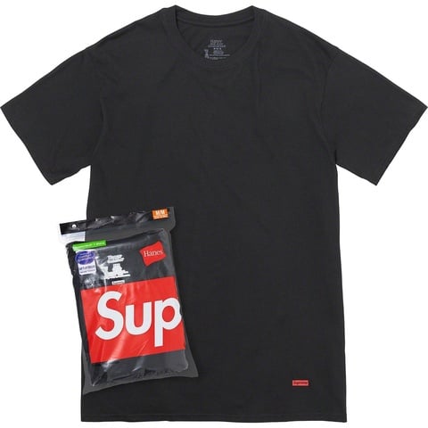 Supreme Supreme®/Hanes® Tagless Tees (3 Pack) - $30.00