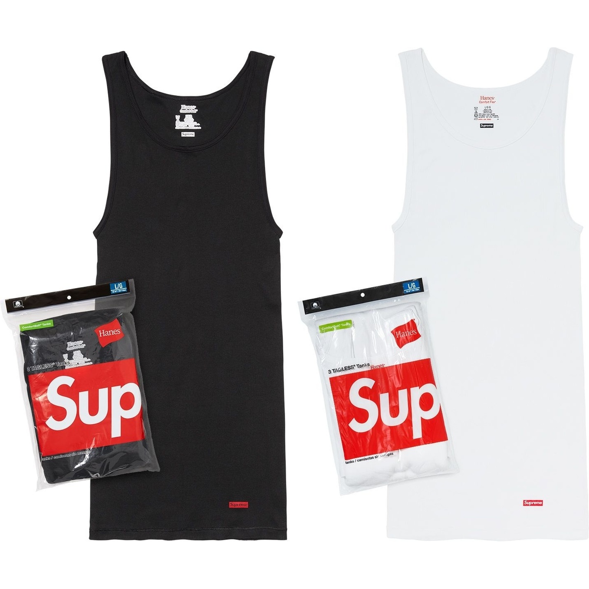 Supreme®/Hanes® Tank Tops (3 Pack) - SupremeCommunity