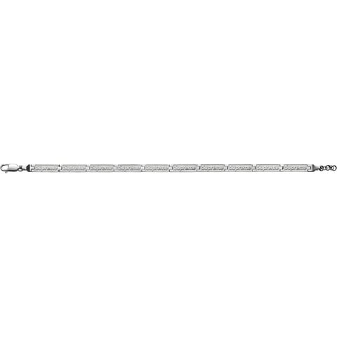 Supreme®/Jacob & Co Logo Link Bracelet (Sterling Silver) - Supreme