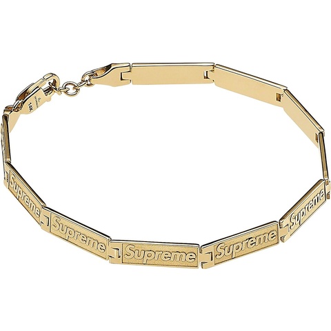 Supreme Supreme®/Jacob & Co Logo Link Bracelet (14k Gold) - [hidden]