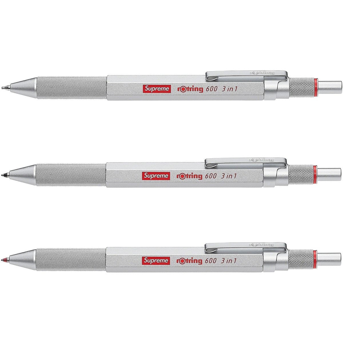 ペン/マーカー Supreme / Rotring 600 3 In 1 Silver Supreme rOtring 600 3-in-1 Silver - SS23 - US