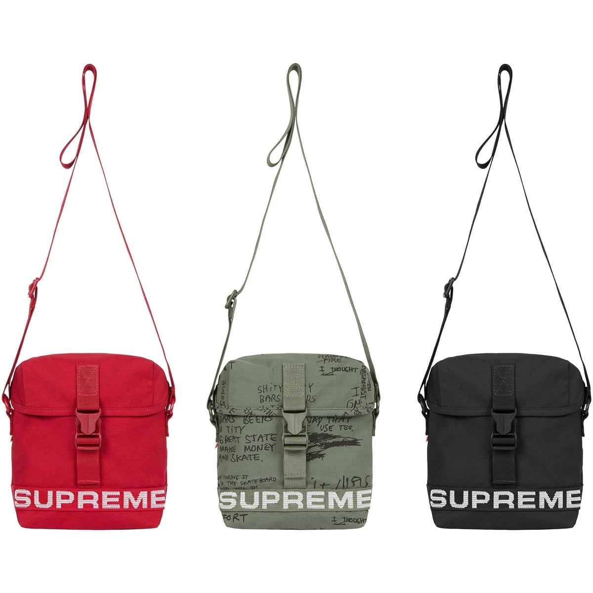 o*i様 Supreme 2022ss Side Bag Supreme Side Bag (SS22) Black - SS22 - US