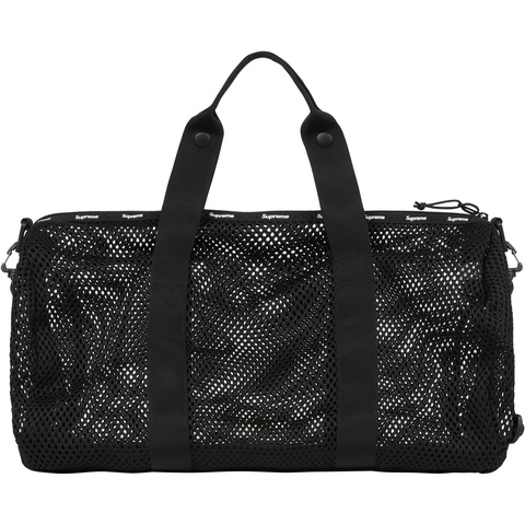 バッグ 23SS Supreme Mesh Duffle Bag black Mesh Duffle Bag - spring/summer 2023 - Supreme