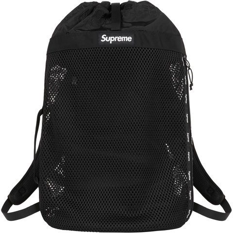 スケートボード supreme 16ss Mesh backpack black Mesh Backpack - spring/summer 2023 - Supreme