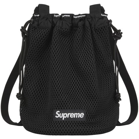 Supreme Mesh Small Backpack ブラック Mesh Small Backpack - spring/summer 2023 - Supreme