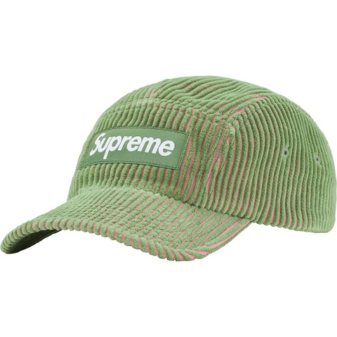 帽子 Supreme 24FW Corduroy Camp Cap Green 2-Tone Corduroy Camp Cap - spring/summer 2023 - Supreme
