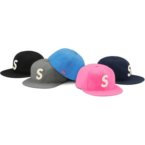 【正規品】Supreme Sロゴ フリースキャップ ピンク 6パネル Ebbets® S Logo Fitted 6-Panel - spring/summer 2023 - Supreme