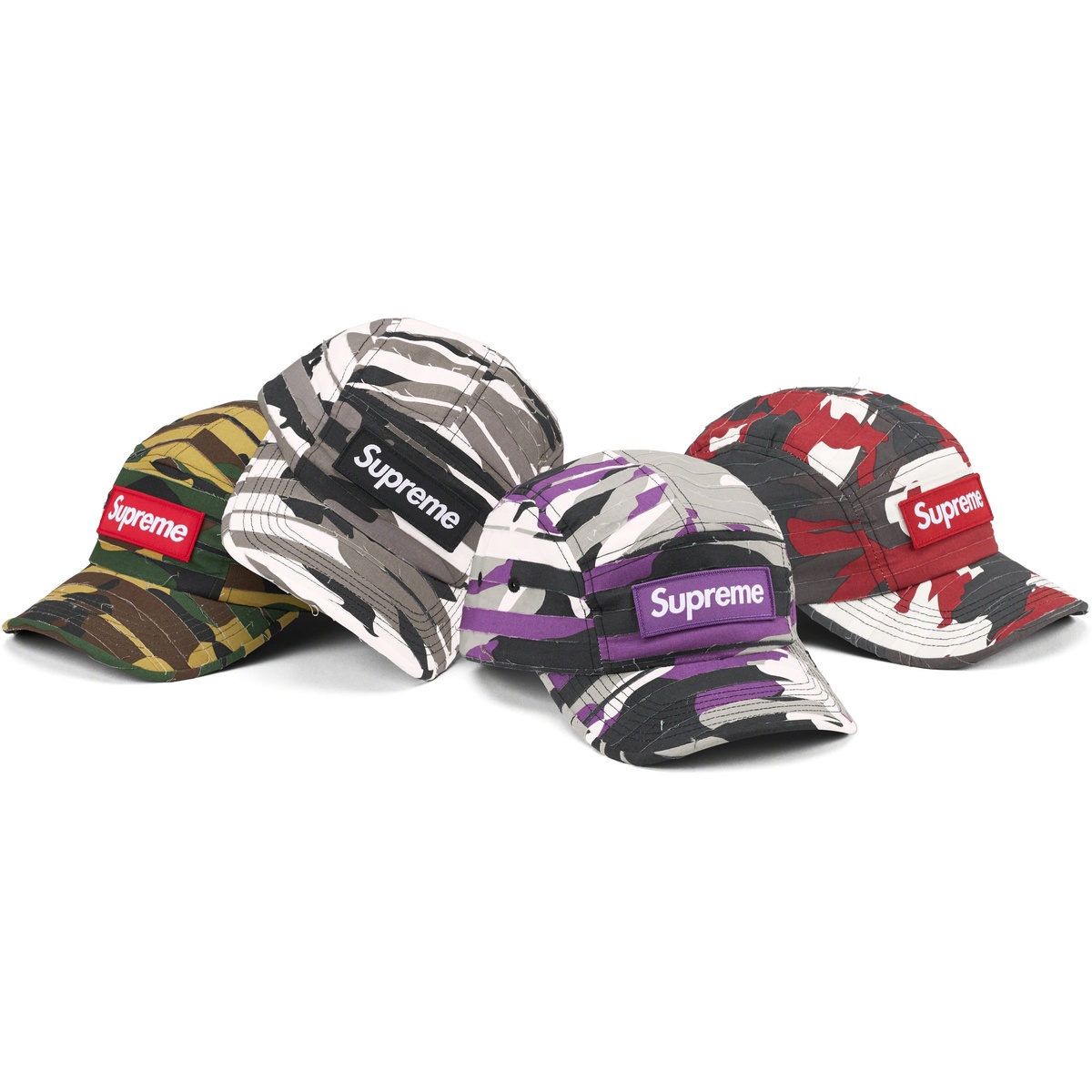Layered Camo Camp Cap - SupremeCommunity