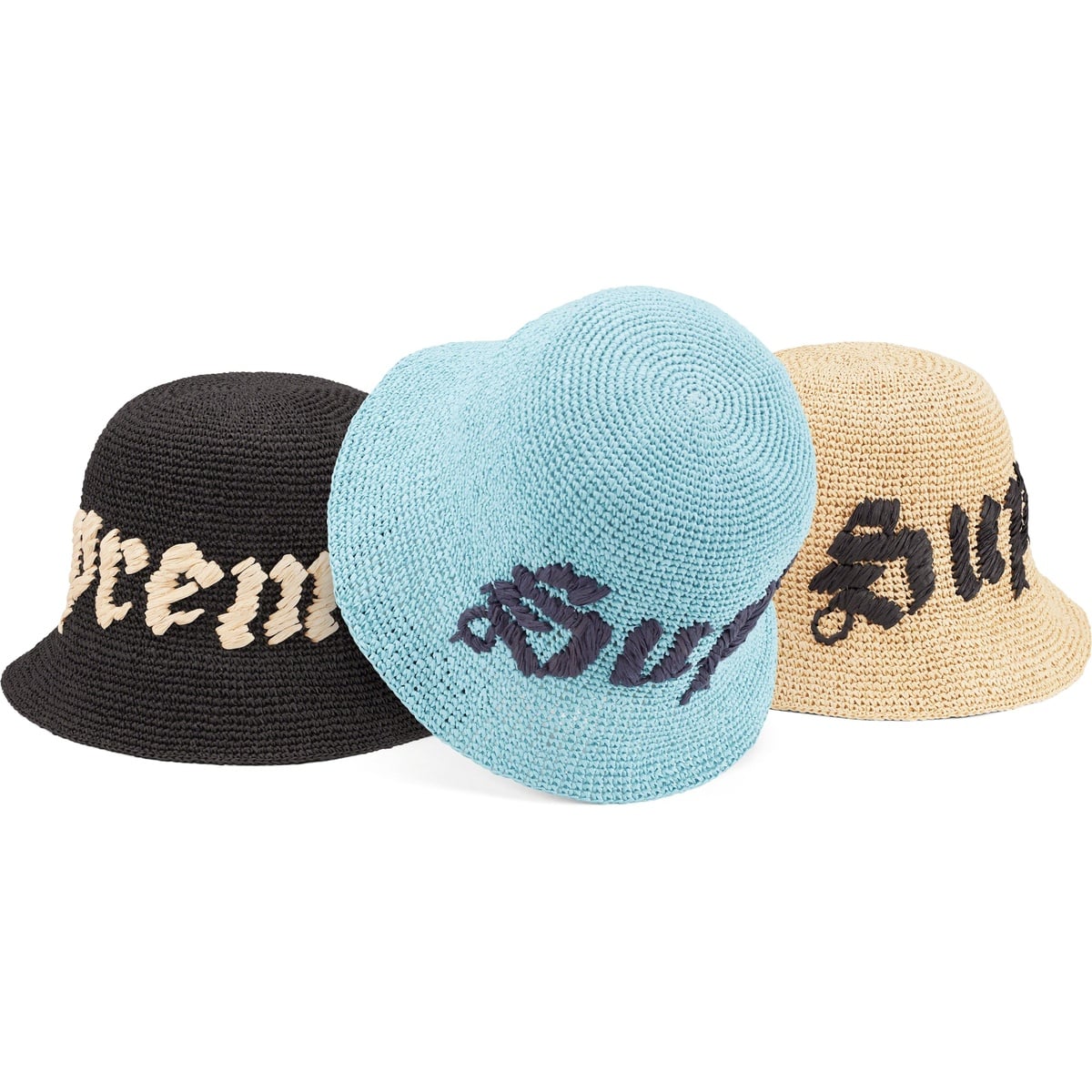 帽子 Supreme Old English Straw Crusher \"Black Buy Supreme Old English Straw Crusher 'Black' - SS23BN14 BLACK