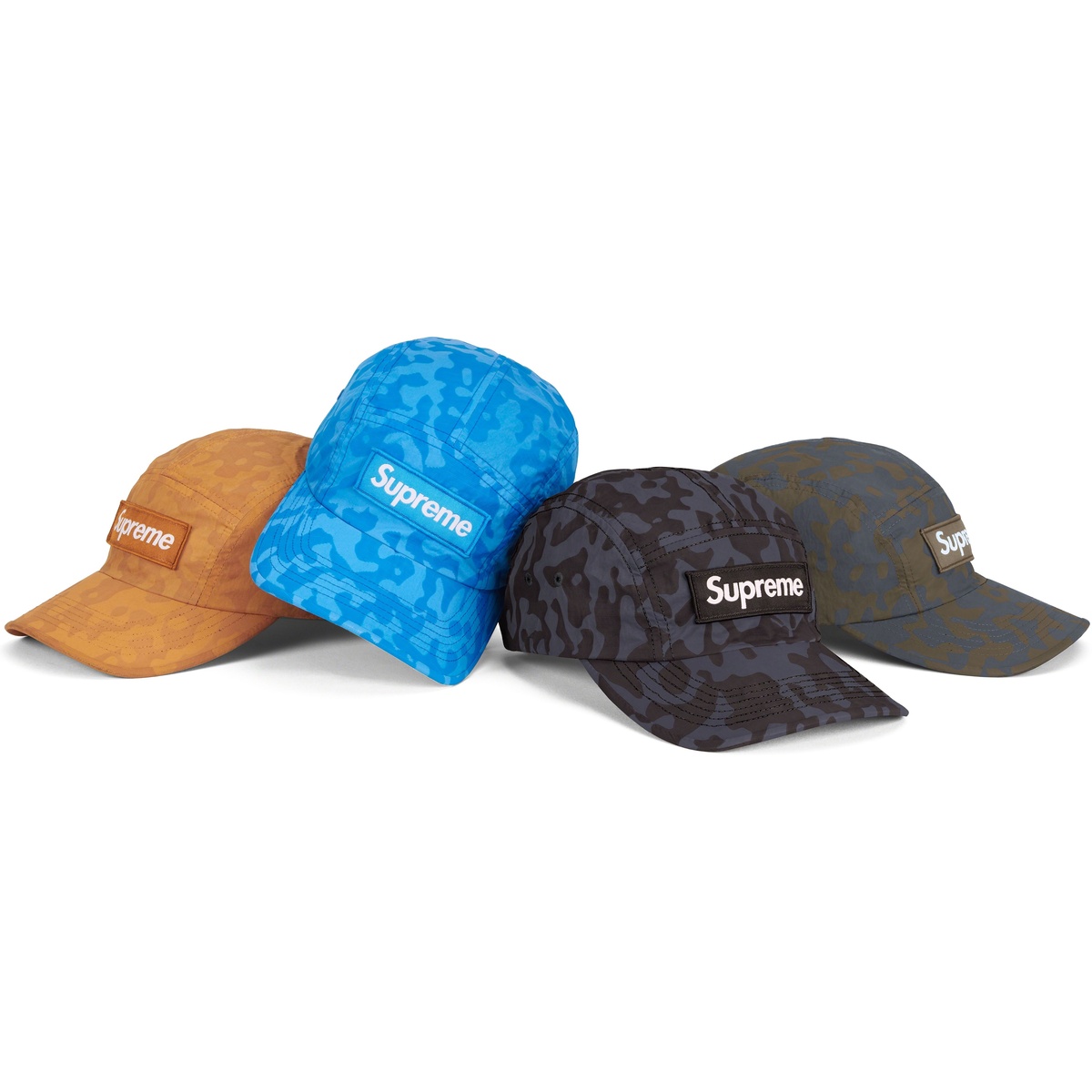 健*佑様 Supreme Overdyed Ripstop Camp Cap Supreme Overdyed Camp Cap (FW26) Black - SS26 - US