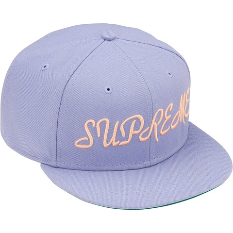 【値下げ】supreme スクリプト　ニューエラ　ラベンダー Script New Era® - spring/summer 2023 - Supreme