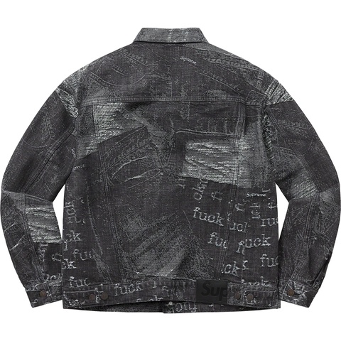 Archive Denim Jacquard Trucker Jacket - Supreme
