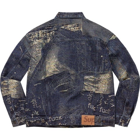 Archive Denim Jacquard Trucker Jacket - Supreme Archive Denim Jacquard Trucker Jacket - Supreme