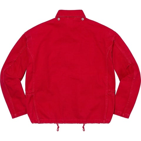 ジャケット・アウター supreme canvas clip jacket M red Canvas Clip Jacket - spring/summer 2023 - Supreme
