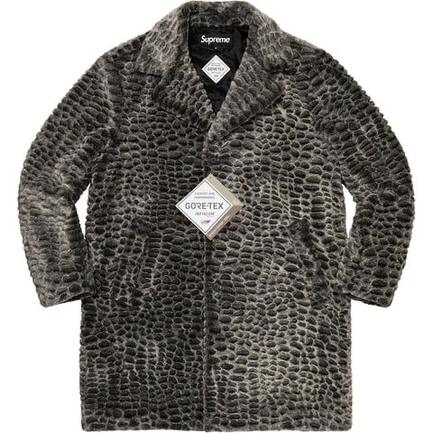 Croc Faux Fur Overcoat - spring/summer 2023 - Supreme