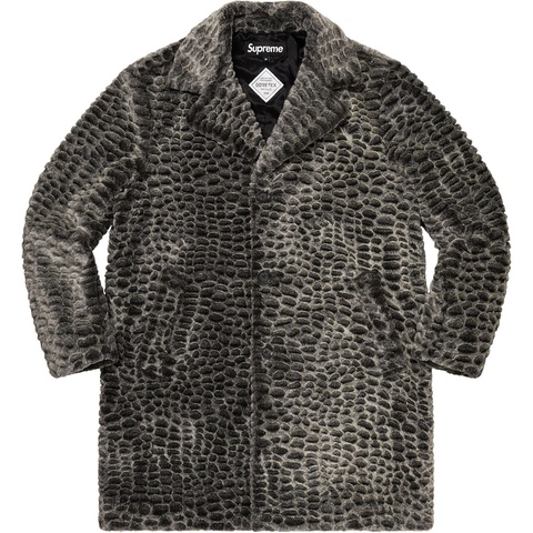 Croc Faux Fur Overcoat - spring/summer 2023 - Supreme