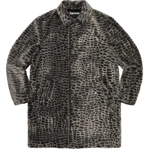 ジャケット・アウター SS22 Supreme Faux Croc Car Coat L Faux Croc Car Coat - spring/summer 2022 - Supreme
