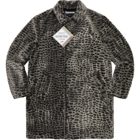 Croc Faux Fur Overcoat - spring/summer 2023 - Supreme