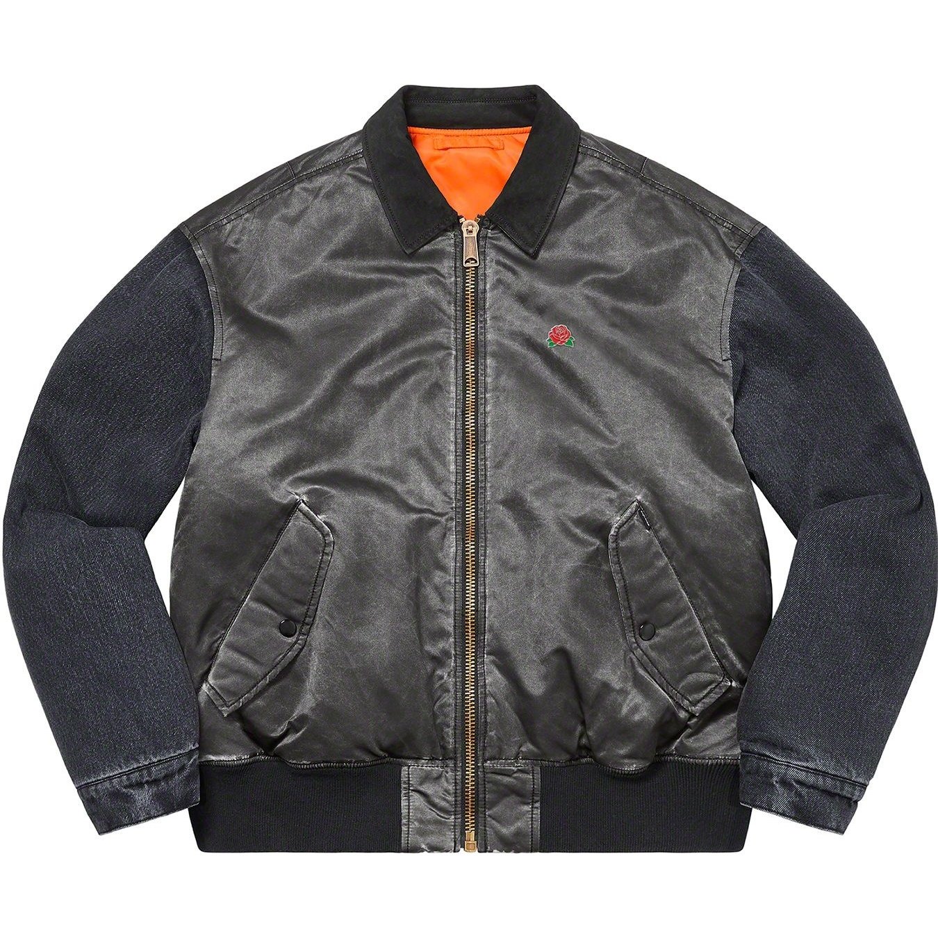 Supreme Denim Sleeve MA-1 (SS23) - $398