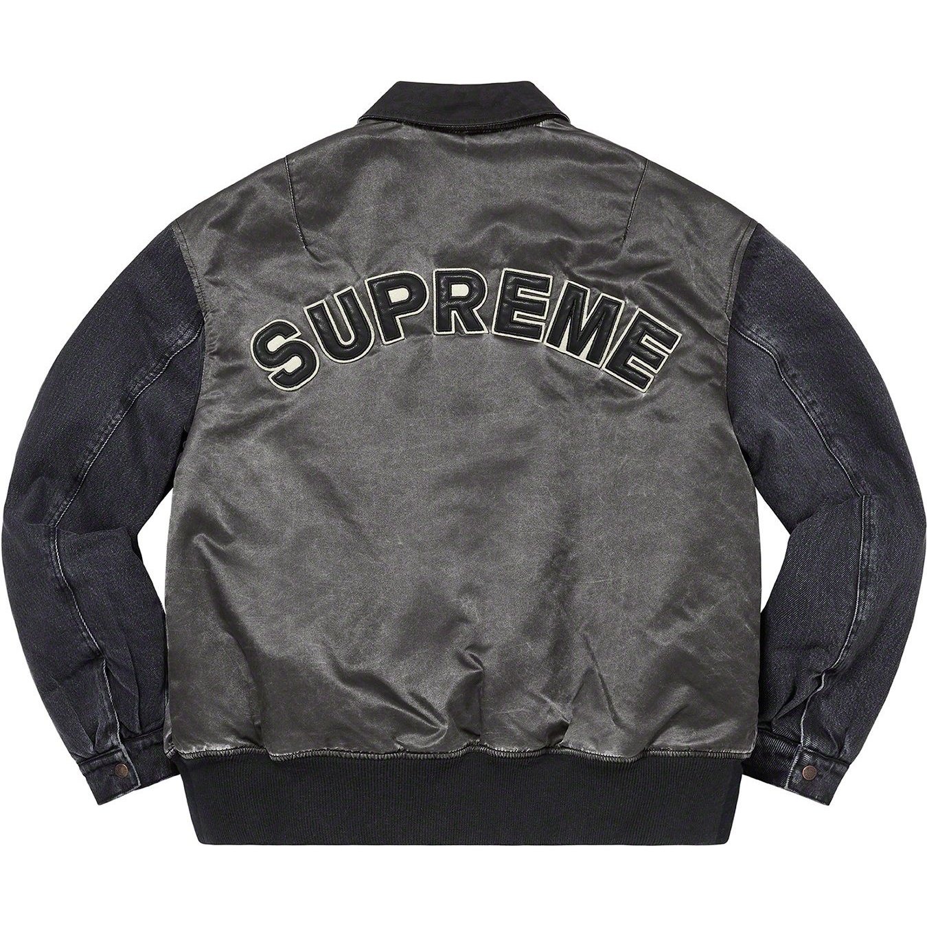 Supreme Denim Sleeve MA-1 (SS23) - $398