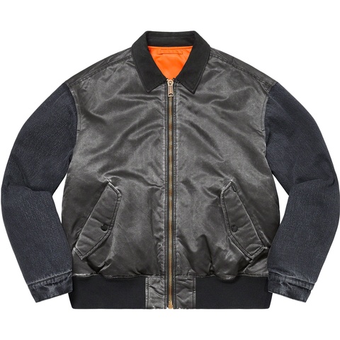Supreme Denim Sleeve MA-1 - [hidden]