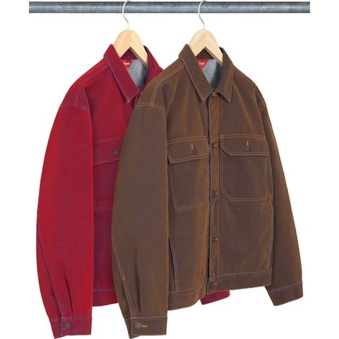 Supreme Flocked Denim Trucker Jacket - $228.00
