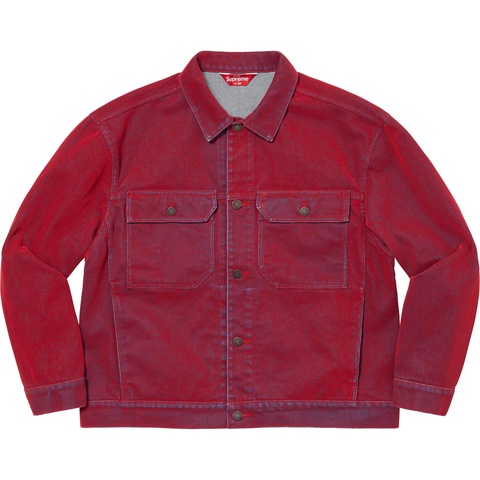 Flocked Denim Trucker Jacket - spring/summer 2023 - Supreme