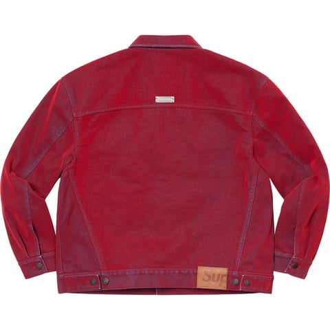 Flocked Denim Trucker Jacket - spring/summer 2023 - Supreme
