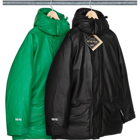 Supreme GORE-TEX Leather 700-Fill Down Parka - $1198.00