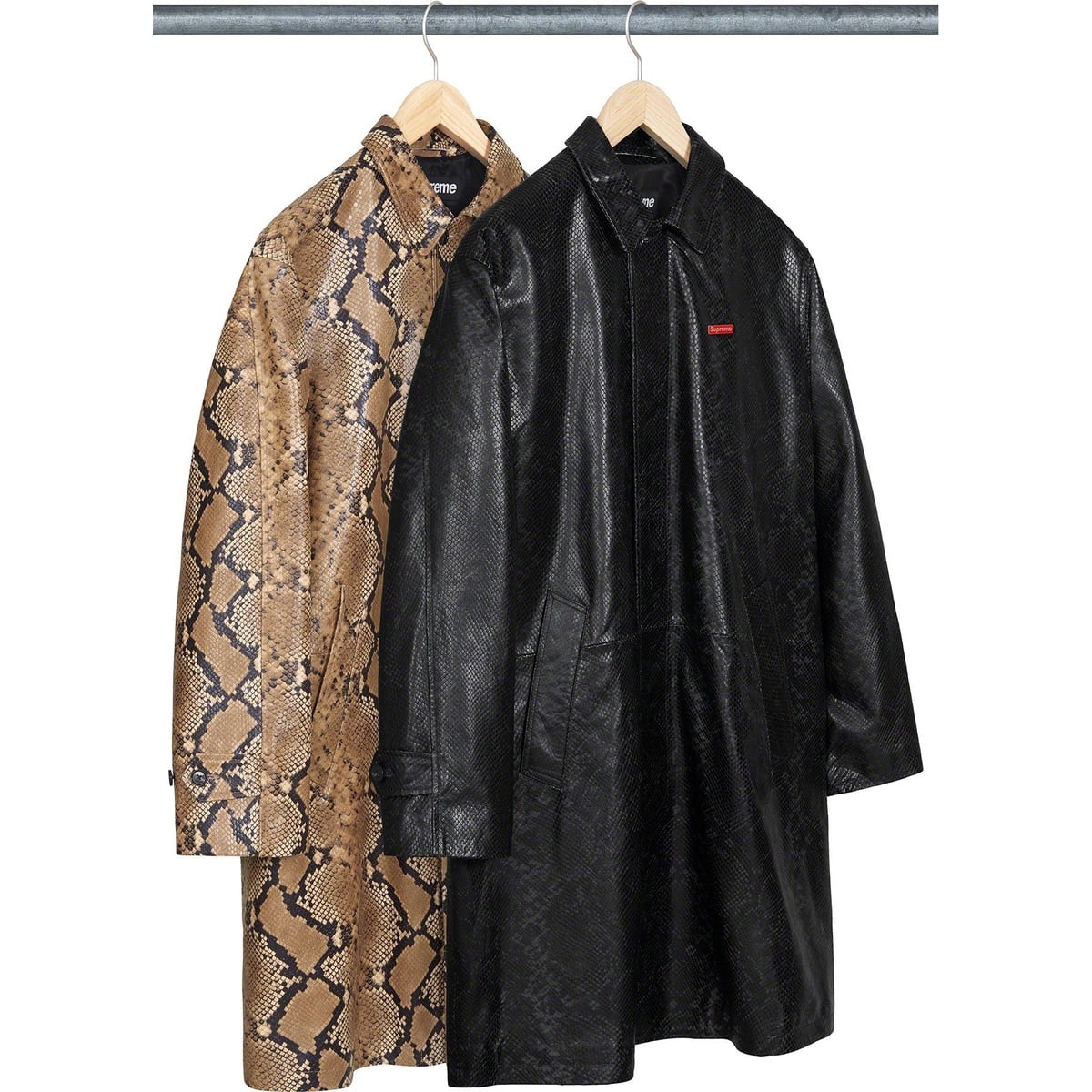 Leather Snake Trench Coat - spring/summer 2023 - Supreme