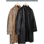 Supreme Leather Snake Trench Coat (SS23)