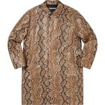 Supreme Leather Snake Trench Coat (SS23)
