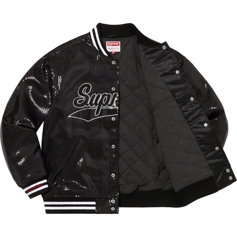 Supreme Supreme®/Mitchell & Ness® Sequin Varsity Jacket - Colorway