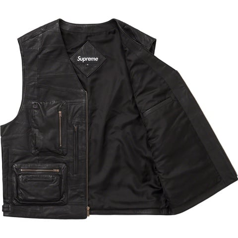 Supreme Patchwork Leather Cargo Vest - Colorway