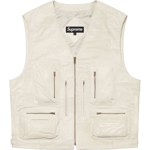 Supreme Patchwork Leather Cargo Vest - Colorway