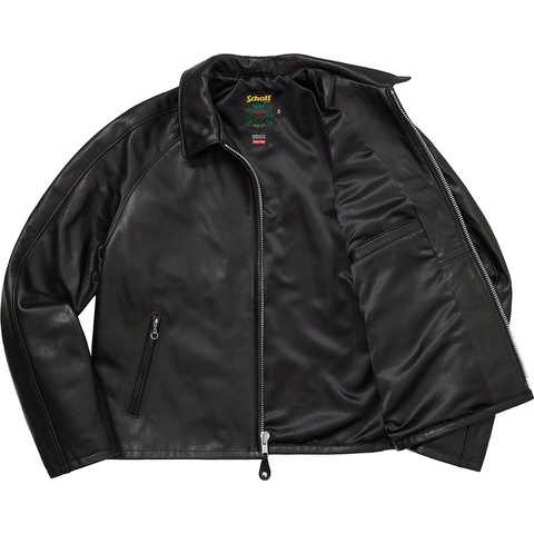 Supreme®/Schott® Leather Racer Jacket - Supreme