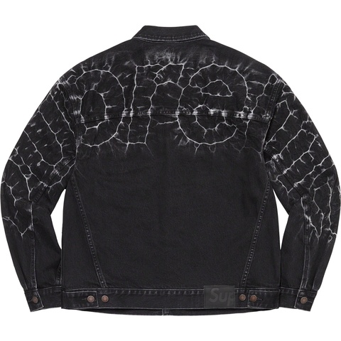 Shibori Denim Trucker Jacket - spring/summer 2023 - Supreme