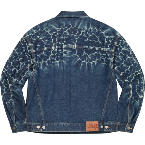 Supreme Shibori Denim Trucker Jacket - Colorway
