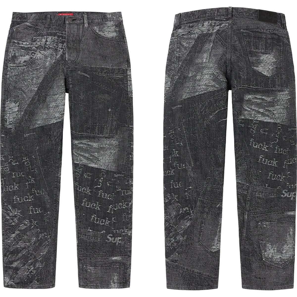 Archive Denim Jacquard Regular Jean - Supreme