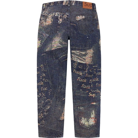 Supreme Archive Denim Jacquard Regular Jean - Colorway