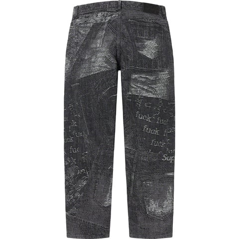 Archive Denim Jacquard Regular Jean - Supreme