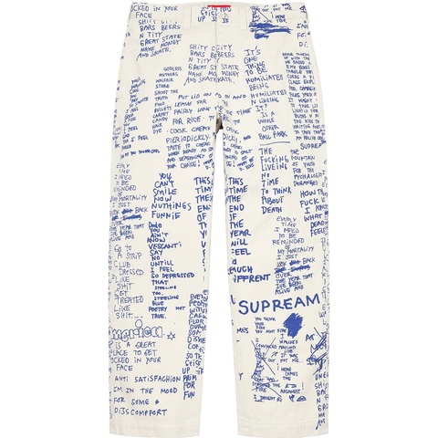 Gonz Poems Chino Pant - spring/summer 2023 - Supreme