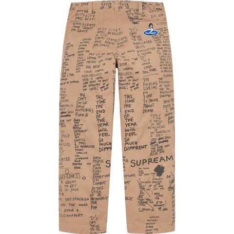 Gonz Poems Chino Pant - spring/summer 2023 - Supreme