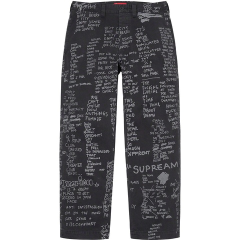 Gonz Poems Chino Pant - spring/summer 2023 - Supreme