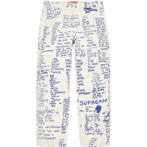 Gonz Poems Chino Pant - spring/summer 2023 - Supreme