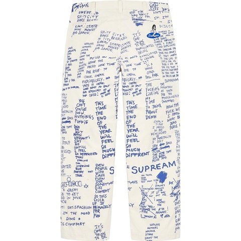 パンツ SUPREME 2022S/S Gonz Poems Chino Pant Gonz Poems Chino Pant - spring/summer 2023 - Supreme