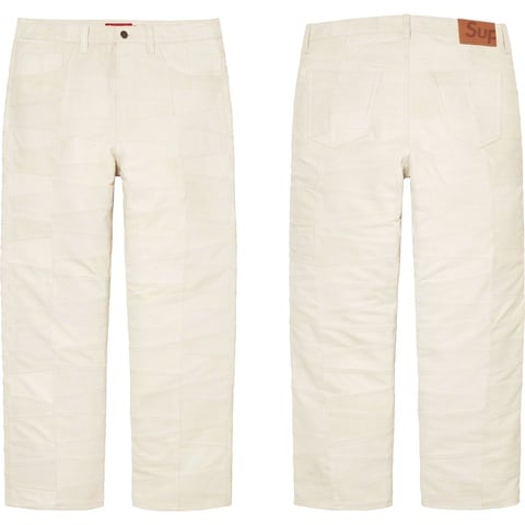 Supreme Patchwork Leather 5-Pocket Jean - Colorway