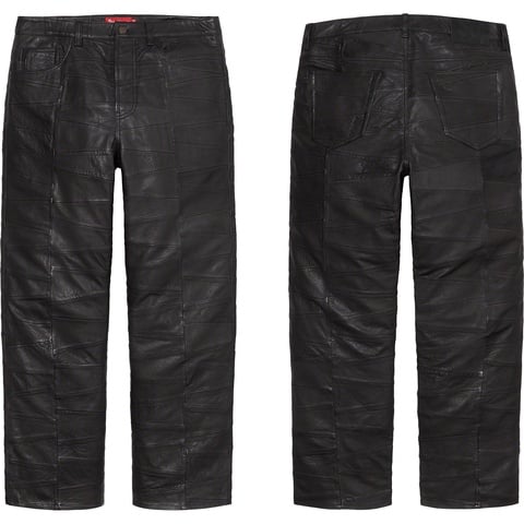 Supreme Patchwork Leather 5-Pocket Jean - Colorway