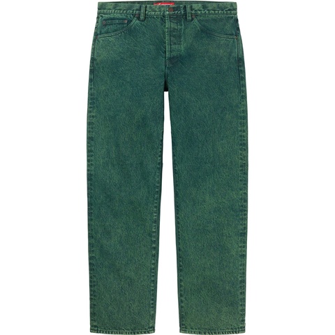 パンツ Supreme Regular Jean Green Regular Jean - spring/summer 2023 - Supreme
