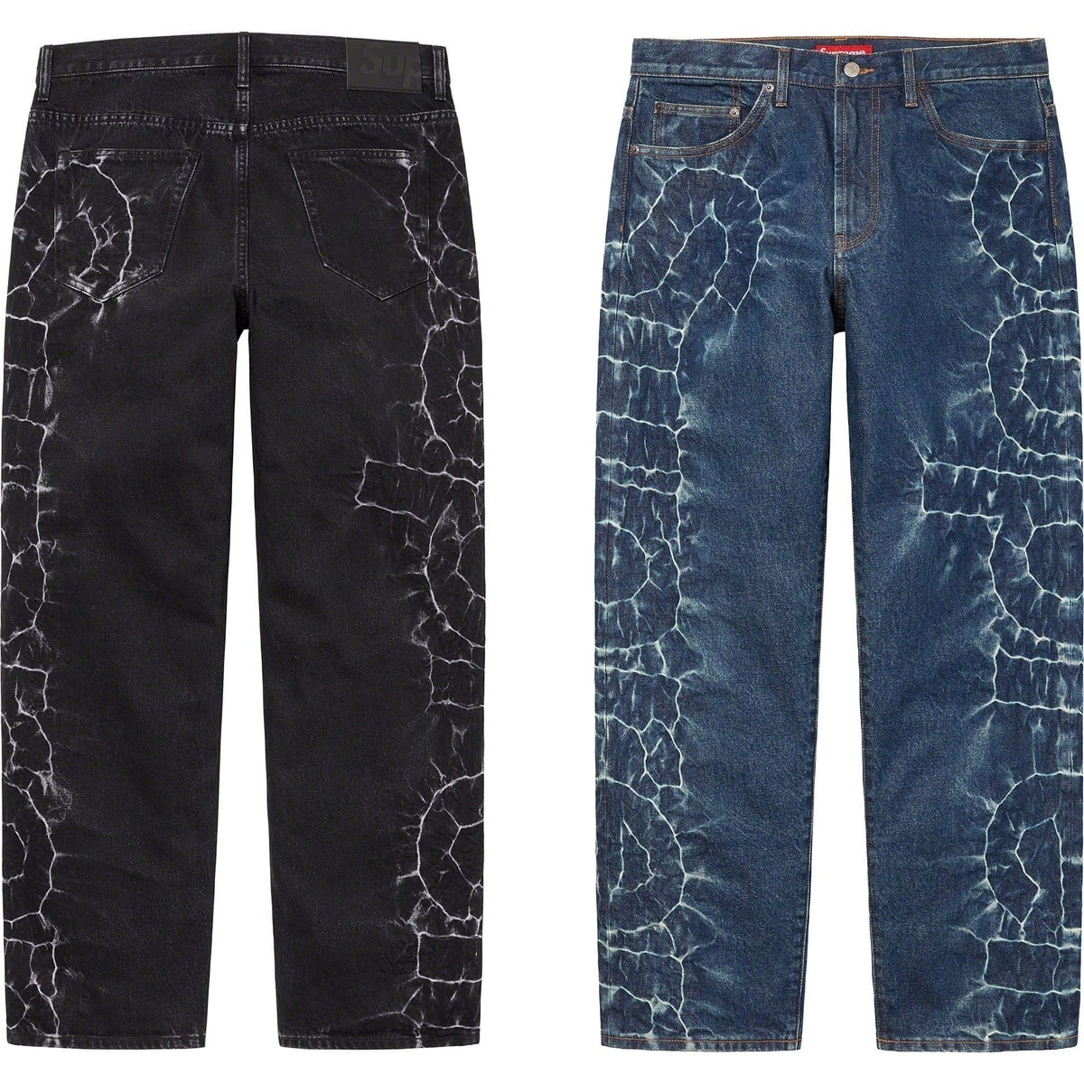 パンツ Supreme Shibori Loose Fit Jean Shibori Loose Fit Jean - spring/summer 2023 - Supreme